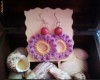 cercei crosetati handmade