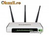 ROUTER 4 PORTURI WIRELESS 300Mbps Gigabit 3T3R TP-LINK Atheros 2.4GHz antene detasabile TL-WR1043ND
