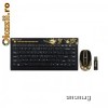KIT G-Cube Tastatura + Mouse Mini Wireless 2.4GHz Golden Aloha: Sunset GRKSA-610SS