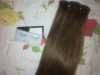 Extensii din par natural clip-on satene de 60 cm NOI   cadou gene false