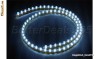 banda flexibila cu leduri albe, 72 led-uri, angel-eyes