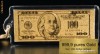 Breloc LOMBARD 100USD din  AUR 999.9, produs nou in cutie - IN STOC -
