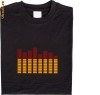 Tricou cu animatie: Egalizator grafic (Marime L)