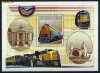 GUINEA 2000 - TRANSPORT FEROVIAR - A4 - COLITA NESTAMPILATA - MNH - COTA : 8.5 E