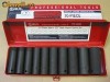 Trusa Tubulara IMPACT 1/2 cu 6.pereti 11 - 24.mm L=80.mm 10.buc