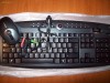 Kit Tastatura + Mouse Wireless + Casca cu microfon - NOU