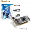 Placa video MSI ATI Radeon HD R6570 2048M GDDR3 128bit 1DVI HDMI MICRO TWIN FROZR II R6570-MD2GD3/LP