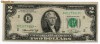 2 dolari dollars sua 1976 B Jefferson New York serie cu stea