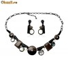 Set fantezie cu colier si cercei , Cod Produs - FGBS-00013