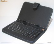 Tastatura tablete 7 husa cu tastatura incorporata tip MAPA , conectare USB  + Stilus Pen, special pentru tableta pc cu android. foto