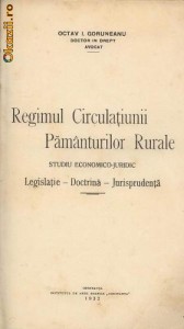 Regimul circulatiunii pamanturilor rurale, anul 1932 foto