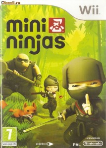 JOC WII MINI NINJAS ORIGINAL PAL SIGILAT (Transport gratuit la plata in avans) foto