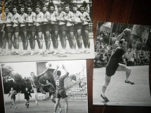 2 fotografii alb negru originale golgeterul Gruia (1971) foto