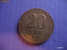 moneda 20 lei din 1993