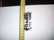 radiator 5cm aluminiu negru (nu cooler faner) foto