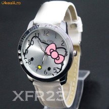 Ceas Hello Kitty CLASIC | ALB | - CADOU !!! foto