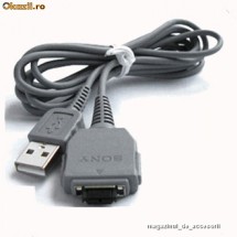 Cablu de date USB ORIGINAL Sony Cyber-Shot DSC-P200 DSC-T2/G DSC-T2/L DSC-T2/P DSC-T2/W DSC-T5 DSC-T9 DSC-T10 DSC-T20 DSC-T20/P DSC-T20-HDPR  DSC-T30 foto