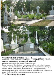 LOC DE VECI CIMITIRUL BELLU BUCURESTI foto
