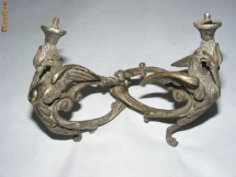 PASARILE REGALE ,foarte vechi,ANTICHITATE ,BRONZ  ARGINTAT,ORIGINALE,spada,sabie  ? foto