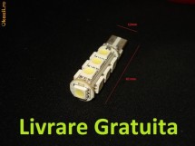 Vand Led leduri auto T10 W5W CAN-BUS 13 Smd pozitie fara eroare de bec ars