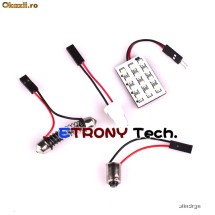 Placute cu 12 SMD-uri albe (diverse mufe)