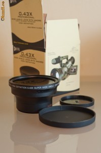 Okazie ! Obiectiv nou in cutie wide DIGITAL OPTICS 58mm profesional VX2100 foto