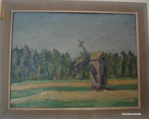 Pictura /  tablou in ulei, semnat si datat 1946 foto