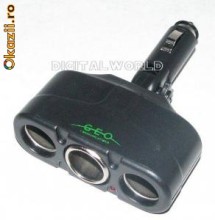 PRIZA TRIPLA AUTO FARA FIR