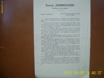 Program din 1908 la opereta Dornroschen
