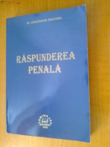 RASPUNDEREA PENALA - GHEORGHE DIACONU foto