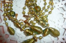 Margele deosebite Murano, verzi foto