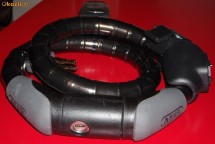 REDUCERE ! ANTIFURT CU CHEIE PENTRU BICICLETA / MOTOCICLETA , MARCA ABUS, IMPORT GERMANIA !