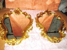 Splendid Set de doua oglinzi din calamina in stil Rococo foto