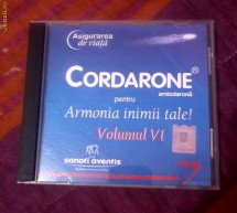 CD MUZICA Cordarone amiodarona pentru Armonia Inimii Tale! volumul 6 sanofi aventis foto