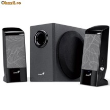 SISTEM Boxe Genius 2.1, Negru foto
