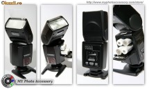 Blitz SPEEDLIGHT YN460 NOU de mare putere, cap rotativ (CANON, NIKON, blit, slave)