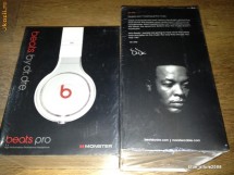 ~CASTI PRO* MONSTER BEATS  *AUDIO* BY. DR. DRE. *ALBE*-ORIGINALE/SIGILATE.GARANTIE!! foto