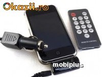 FM Transmitter cu telecomanda pentru iPhone 3G 3Gs iPod si iPhone 4 foto
