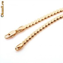 Lantisor placat cu aur 9k