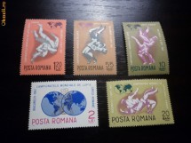 Romania LP 655 , Campionatele ... greco-romane 1967 , cal a II a , MNH/** foto