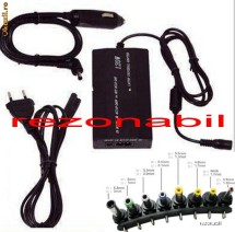 ALIMENTATOR INCARCATOR universal laptop, LCD auto si casa USB  100W foto
