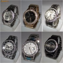 Ceas dama bratara metalica Guess , D & G , Cartier , Rolex , Gucci , Tag Heuer , Armani