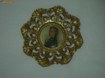 PLACHETA DECORATIVA DIN BRONZ