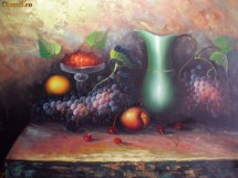 Pictura veritabila, tablou in ulei pe panza, 