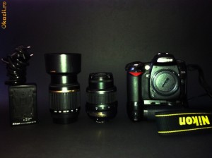 NIKON D 90 kit complet + geanta
