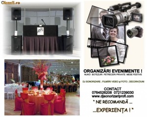 muzica dj sonorizari video foto amenajari decoratiuni diverse evenimente foto