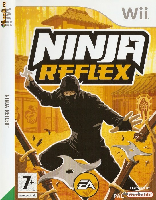 JOC WII NINJA REFLEX ORIGINAL PAL MULTIPLAYER foto mare