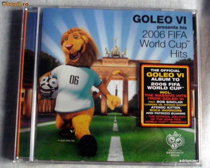 Goleo VI Presents His 2006 Fifa World Cup Hits foto mare