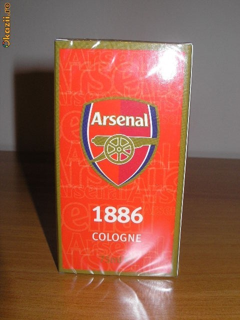 Arsenal 1886 Cologne 75ml for men,PRET MIC! foto mare