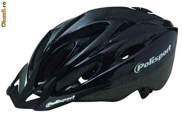 Casca Genesis, negru carbon, 56/61, 220g foto mare